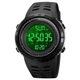Годинник наручний чоловічий SKMEI 2070BK BLACK - зображення 2