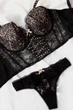 Комплект Victoria's Secret DREAM ANGELS Lightly-Lined Heritage Ribbon Slot Bra Top Set розмір S - зображення 4