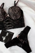 Комплект Victoria's Secret DREAM ANGELS Lightly-Lined Heritage Ribbon Slot Bra Top Set розмір S - зображення 7