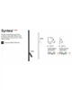 Бра Ideal Lux 271880 Syntesi Ap Linear Nero LED 3W 3000K 350Lm IP20 - зображення 2