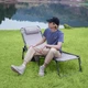 Раскладушка KingCamp Folding Chaise Lounge Chairs Grey (KC2419_GREY) - изображение 5