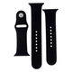 Ремешок для Apple Watch Band Silicone Two-Piece 42/44/45/49 mm Цвет 18, Black - изображение 1