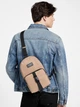 Сумка-слинг через плечо мужская Guess 324800354 Коричневая (1159804329) - изображение 2