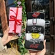 Подарунковий набір чоловічих шкарпеток на 5 пар з малюнком 40-45 р високі демісезонні в коробці - зображення 5