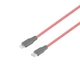 Кабель Hoco X21 Silicone PD 20W Type-C to Lightning Колір Чорно-Білий - зображення 4