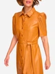 Сукня-сорочка коротка осіння жіноча DKNY 964306094 M Помаранчева (1159804331) - зображення 3