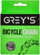 Ланцюг велосипедний Grey's 8 шв., 116 ланок, S8 Half Silver (GR24208) - зображення 2