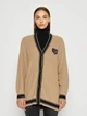 Кардиган с примесью шерсти вязаный женский Armani Exchange 404745674 L Коричневый (1159805455) - изображение 1