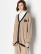 Кардиган с примесью шерсти вязаный женский Armani Exchange 404745674 L Коричневый (1159805455) - изображение 6