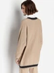 Кардиган с примесью шерсти вязаный женский Armani Exchange 404745674 L Коричневый (1159805455) - изображение 7