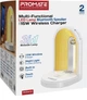 Ночник Promate Globe-Qi с беспроводной зарядкой и Bluetooth колонкой LED White (globe-qi) - изображение 8