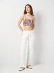 Топ жіночий H&M 0991007_кор XS Коричневий (KAY2000001508183) - зображення 3