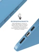 Силиконовый чехол для Apple iPhone 15 Pro Max, ICON2 Case, Голубой, противоударный, панель, защита всего корпуса, матовая поверхность Soft Touch, выступает над дисплеем, совместим с защитными стеклами и пленками, с микрофиброй - изображение 4
