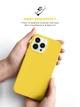 Силіконовий чохол для Apple iPhone 15 Pro Max, ICON2 Case, Жовтий, протиударний, панель, захист всього корпусу, матова поверхня Soft Touch, виступає над дисплеєм, сумісний із захисними склом і плівками, з мікрофіброю, ArmorStandart (ARM77003) - зображення 8