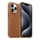 Чехол ArmorStandart FAKE Leather Case для Apple iPhone 15 Pro Light Coffee (ARM76300) - изображение 3