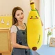 Мягкая плюшевая игрушка банан, игрушка-подушка, желтый 70 см - изображение 6