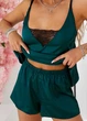 Женская пижама майка и шортики Emerald Style Exclusive 1355-46 Изумрудный L (46) - изображение 5