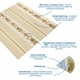 Панель стеновая самоклеющая декоративная 3D Sticker Wall 700х700х4мм (D) SW-00001999 - изображение 2