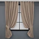 Комплект коротких штор VR-Textil Микровелюр SPARTA № 1194ш Теплый беж 140х170 см 2 шт (35-0126) - изображение 1