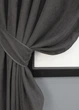 Комплект коротких штор VR-Textil Микровелюр SPARTA № 1092ш Темно-серый 130х170 см 2 шт (35-0106) - изображение 3