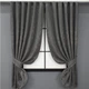 Комплект коротких штор VR-Textil Льон мармур Pavliani ХО № 1267ш 130х170 см 2 шт Сіро-коричневий (35-0108) - зображення 1