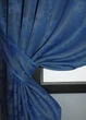 0Комплект коротких штор VR-Textil Жаккард Sultan XO № 1149ш Синий 130х170 см 2 шт (35-0114) - изображение 3