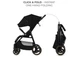Прогулочная коляска Trig 3 Stone, Kinderkraft (black), 00-00305272 - изображение 2