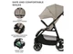 Прогулянкова коляска Trig 3 Stone Beige, Kinderkraft (бежева), 00-00305273 - зображення 5