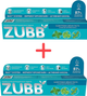 Упаковка зубных паст ZUBB со вкусом тройной мяты 90 г х 2 шт (4820206210067) - изображение 1