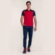 Мужское Поло JOMA HOBBY II Красный,Синий L (101371.603 L) - изображение 2
