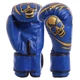 Перчатки боксерские на липучке Twins 5435 размер 10 унций Blue-Gold - изображение 2