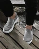 Мужские замшевые слипоны мокасины с перфорацией Legessy CROSBY GREY 44 - изображение 6