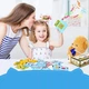 Іграшка для дітей інтерактивна дитячий ігровий планшет з картками для вивчення англійської мови Монтессорі звуковий для дітей кишенькова абетка на 224 слова - зображення 9