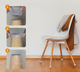 Силіконові накладки на ніжки меблів 4 штуки Pads Furniture Table Gray - изображение 4