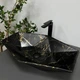 Умивальник (раковина) VBI VENEZIA MARBLE BLACK MATT накладний - изображение 3