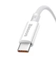 Кабель зарядки Baseus Superior Series Fast Charging Data / Type-C / 100W / 2м white (P10320102214-03) - изображение 4