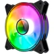 Кулер для корпуса GameMax FN-12Rainbow-Q-Infinity ARGB-подсветка 120мм Черный - изображение 1