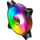 Кулер для корпуса GameMax FN-12Rainbow-Q-Infinity ARGB-подсветка 120мм Черный / Кулер для пк - изображение 4