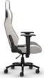 Комп'ютерне крісло для геймера Corsair T3 Rush White/Grey - изображение 5