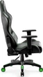 Комп'ютерне крісло для геймера Diablo Chairs X-One 2.0 Normal Size Black/Green - изображение 5