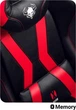 Комп'ютерне крісло для геймера Diablo Chairs Diablo X-Horn XL 2.0 Black/Red - изображение 7
