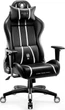 Комп'ютерне крісло для геймера Diablo Chairs X-One 2.0 King Size Black/White - зображення 1