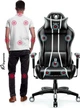 Комп'ютерне крісло для геймера Diablo Chairs X-One 2.0 King Size Black/White - зображення 6