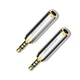 Адаптер Vention 2.5mm Male to 3.5mm Female Audio Adapter Silvery Metal Type (VAB-S02) (VAB-S02) - зображення 1