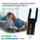 Двохдіапазонний USB Wi-Fi 6 адаптер FENVI AX1800 Mbps Dual Band 2.4GHz/5GHz з двома антенами - зображення 3