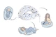 Подушка для вагітних і для годування LightHouse Baby Mini Stars Холофайбер 80х65 см (2200000608277) - зображення 2