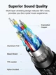 Аудіокабель UGREEN US315 Lightning to 3.5mm Aux Cable Aluminum Shell with Braided 1m (Black)(UGR-70509) (UGR-70509) - изображение 4