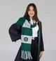 Шарф факультета Слизерин Slytherin из Гарри Поттера с бахромой Серый с зелёным 200х20 см (90007) - изображение 9