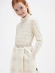 Подростковые теплые шорты-юбка для девочки Uniqlo 818705970 140 см Белые (1159805012) - изображение 1
