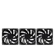 Вентилятор Phanteks M25 PWM Fan 3-pack 3x120mm Black (PH-F120M25_PWM_BBK01_3P) - изображение 1